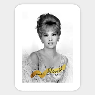 Gina Lollobrigida Sticker